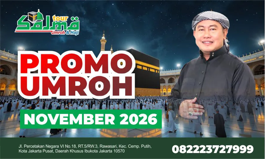 Promo Paket Umroh November 2026 - SALMA TOUR